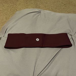 Burgundy Lululemon Headband